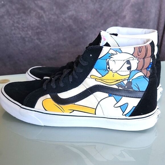 Vans Limited Edition Sk8-Hi "Mickey And Friends" High Top Sneakers - Picture 2 of 11